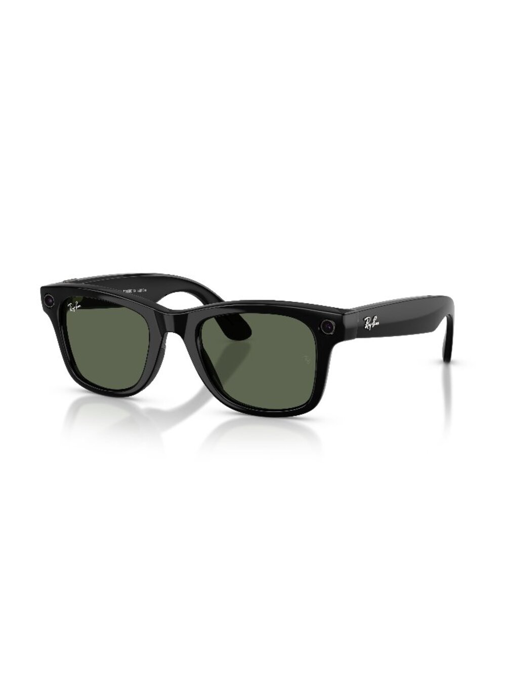New Ray-Ban Meta Unisex Sunglasses Black Green Lens Injected Frame Ray Ban 601